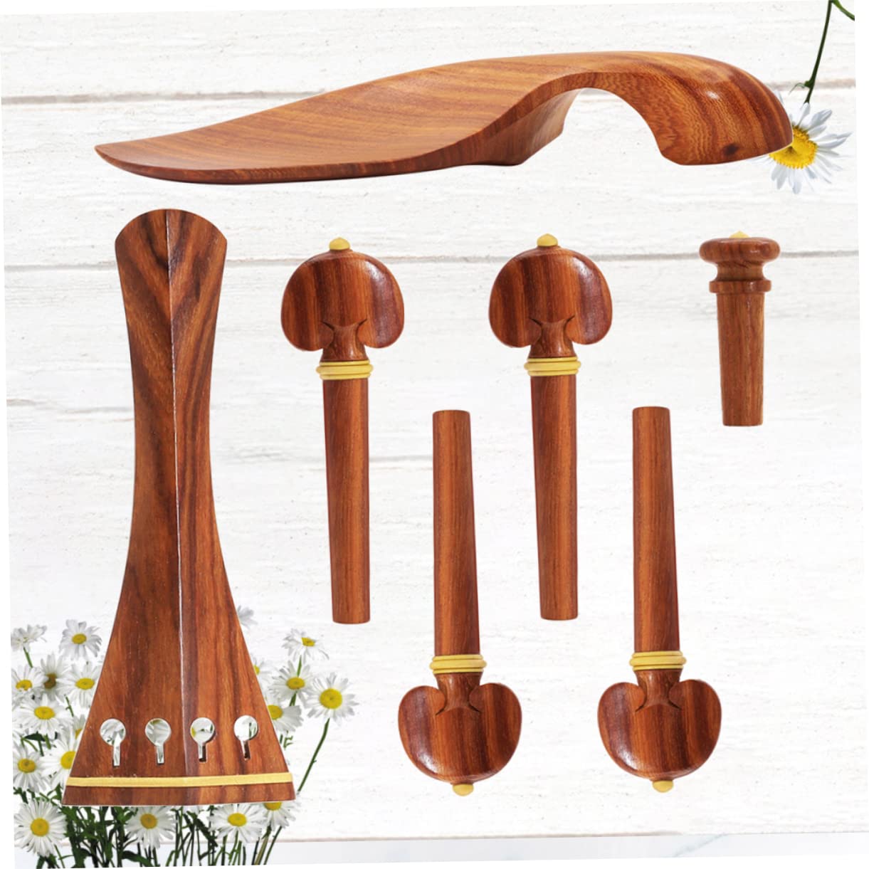 Amazon | ERINGOGO バイオリン セット 完全キット テールピース 顎当て